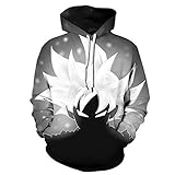 Leezeshaw Unisex Hoodies Dragon Ball Z Goku 3D Japanischer Anime Print...