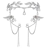 JeweBella Elfen Ohrringe Tiara für Damen Silber Elfenohren...