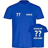 VIMAVERTRIEB® Herren T-Shirt Schalke - Trikot mit Deinem Namen und...