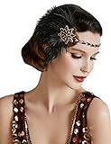 BABEYOND 1920s Stirnband Feder Damen 20er Jahre Stil Flapper Showgirl...
