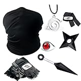 Formemory Cosplay Zubehör Anzieh, Kakashi Maske, Stirnband, Kakashi...