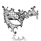 JCSTEU Venetian Karneval Maskerade Maske Party Ball Halloween Metall...