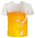 Loveternal Unisex 3D T-Shirt Beer Tee Shirt Casual Cool Bier Shirt...