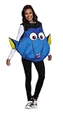 Disguise Dory Fischkostüm für Erwachsene, Blau, Einheitsgröße