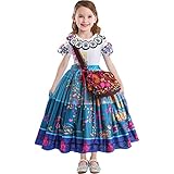 Snyemio Mirabel Kleid Prinzessin Mädchen Isabella Kinder Kostüm für...