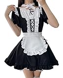 Aurueda Maid Dress, Anime Maid Outfit Set, French Maid Dress Cosplay...