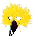 Federdomino, Vogelmaske, sortierte Farben, Maske, Karneval,...