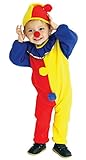 EOZY Kleinkind Clown Kostüm Halloween Jumpsuit mit Kapuze Karneval...