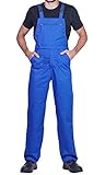 ProWear Arbeitslatzhose Herren Arbeitshose Latzhose, Blau, Gr.- S