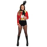 Fun Shack Rotes Zirkus Kostüm für Frauen - S