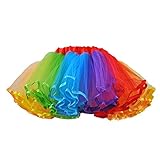 Karnevalskostüme Damen Regenbogen àœbergröße Tüllrock Rock...