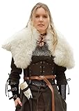Battle-Merchant Mittelalter Fell Wikinger Lammfell echt Naturfell...