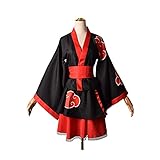 BFBMY Japanischer Kimono, Cosplay, Akatsuki, Wolkendruck, Uchiha...