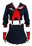 Ya-cos Halloween Mädchen Battlesuit Ryuko Matoi Kleid Outfit Cosplay...