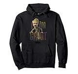 Marvel Guardians Vol.2 I AM GROOT Cute Angry Pullover Hoodie