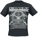 Böhse Onkelz Mexico 2014 Männer T-Shirt schwarz L