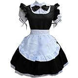 XIAOYUER Damen French Maid Costume Dress kostüm Sexy Lolita Kleid...