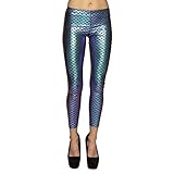 Boland - Leggings Meerjungfrau, Schuppenmuster, Unterwasserwelt,...