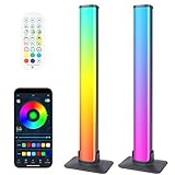 LED Lightbar,2PCS Smart RGB Lampe Dimmable Ambient Light TV Led...
