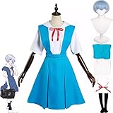 Anime Evangelion Ayanami Rei Cosplay Kostüm Outfits Asuka Langley...