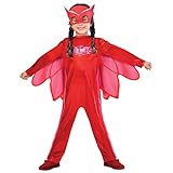 Amscan 9902949 - Kinderkostüm PJ Masks Eulette, Jumpsuit und Maske,...