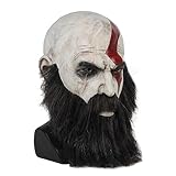 Gods of War Kratos Latex Mask Horror Headwear for Halloween Carnival...