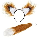 Widmann 10017 - Verkleidungsset Fuchs, Haarreif mit Ohren und Schwanz,...