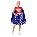 AOOWU Kostüme Mädchen, Prinzessin Kleid Mädchen mit Umhänge und...