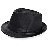 Coucoland Panama Hut Mafia Gangster Herren Fedora Trilby Bogart Hut...