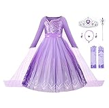 JerrisApparel Mädchen Prinzessin Kostüm Paillette Schnee Party...