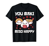 Sushi Tshirt für Herren Miso Maki Japan Wasabi Nigiri Fisch T-Shirt