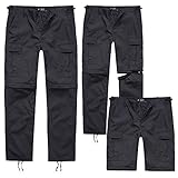 Brandit Kombi Hose Ripstop 2in1 Zip, Größe:XXL