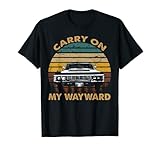 Carry On My Waywards Vaporwave Drivers Vintage Supernatural T-Shirt