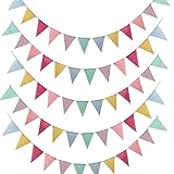 Dulabei Wimpelkette Outdoor 5 Stück Wimpel Banner Wimpel Girlande...