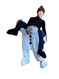 Ikumaal Carry me Schneemann-Kostüm, F113 Gr. M-XL, Schneemann als...