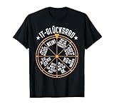 IT Support Glücksrad Service Desk IT Helpdesk Rechenzentrum T-Shirt