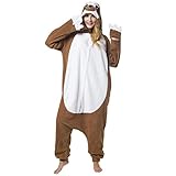 Katara 1744 -Faultier Kostüm-Anzug Onesie/Jumpsuit Einteiler Body...