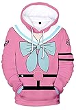 Takyojin Danganronpa Hoodie Damen Hoodies Anime Nanami Chiaki Mikan...