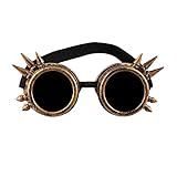 Boland - Brille Cyberpunk, Retro, Spacy, Steampunk, Dornen, Gummiband,...