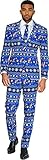 OppoSuits Weihnachtsanzüge für Herren – Besteht aus Sakko, Hose...