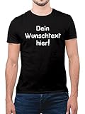 Shirt-Panda Unisex T-Shirt mit Wunschname Wunschdruck · Brust und...