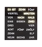 Out of the blue Uhr mit Deutscher Wort-Anzeige ca. 20 x 20 cm aus...