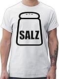 T-Shirt Herren - Partner-Look Pärchen Herren - Salz Karneval Kostüm...