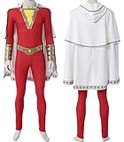 YANYUESHOP Teth Adam Schwarzer Overall Cosplay Kostüm Shazam...