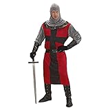 Widmann - Kostüm Ritter der dunklen Epoche, Kreuzritter, Crusader,...