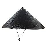 Zhou-long Handgefertigter Japan Samurai Hut Cosplay Ritter Schwarz...