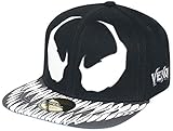 Venom (Marvel) Herren mützen Baseballkappe, Schwarz/Blau, One Size