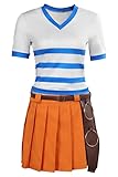 Panjue Anime Nami Outfits Halloween Anzug Nami Kleid Cosplay Kostüm...