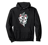 Japan Anime Kitsune Maske Samurai Oni Monster Vaporwave Pullover...