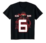 Kinder Sechster Geburtstag Junge 6 Jahre alt Sechsjähriger Ninja...